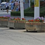 Spatii verzi frumos amenajate in Mangalia