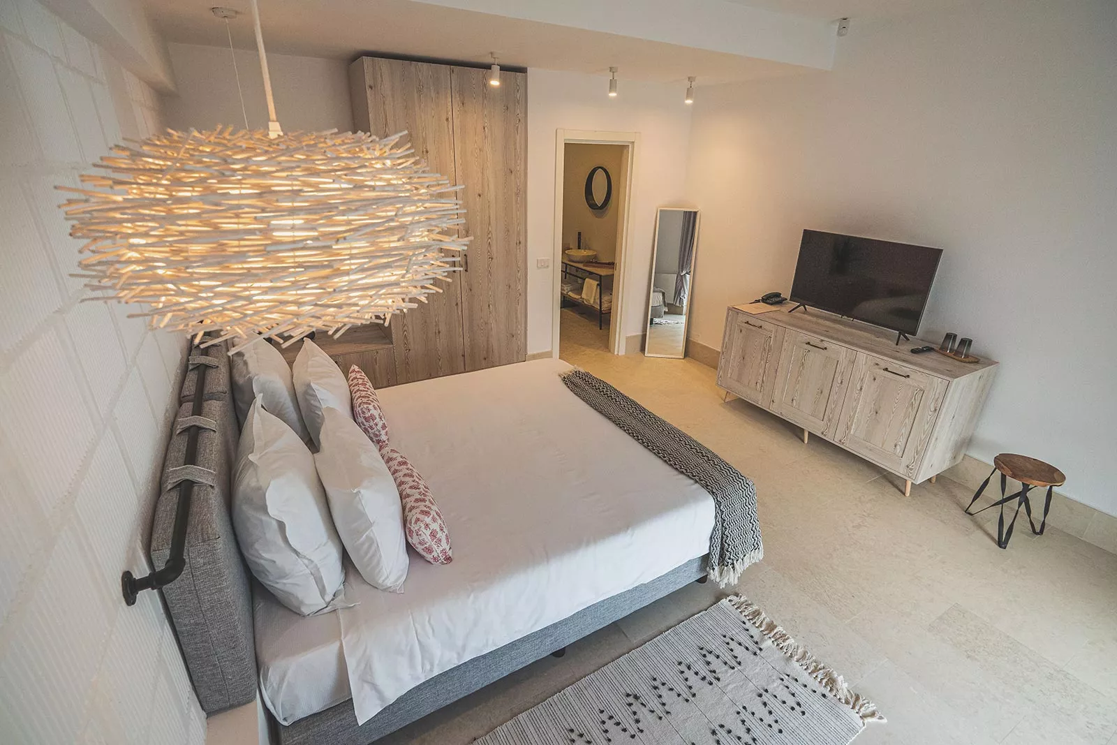 Double room with terrace and garden